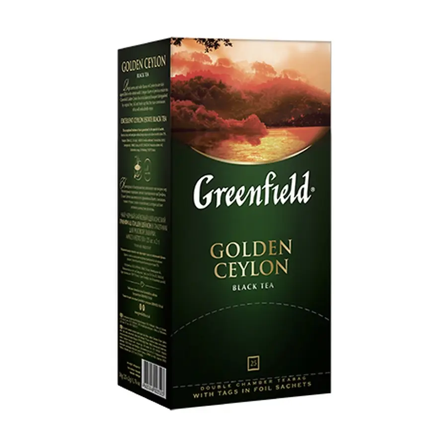 Чёрный чай Greenfield Golden Ceylon (25 пак)